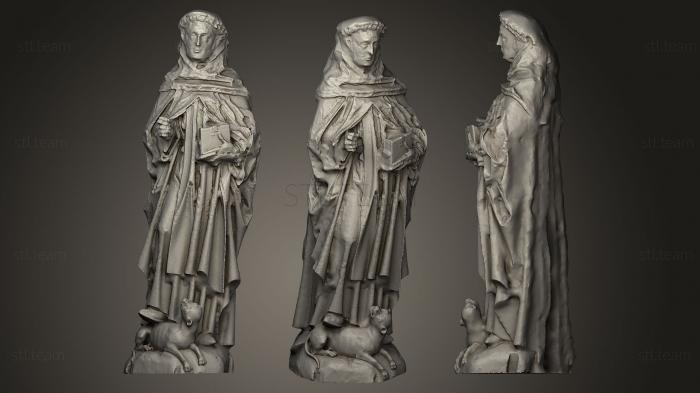 3D model Saint Dominic (STL)